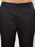Men's Navy Blue Silk Blend Indowestern And Pant Set